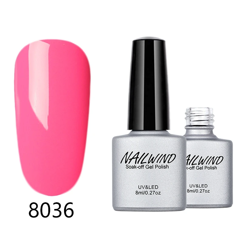 8036 NAILWIND, 8 мл, чистый, 8031-8060 цветов, Гель-лак для ногтей, замачиваемый, УФ светодиодный, стойкий лак для ногтей, грунтовка, Гель-лак для ногтей - Цвет: 8036