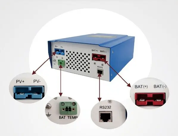 Контроллер заряда солнечной батареи Ture MPPT 60 А 12 В 24 48 контроллер ЖК-дисплей