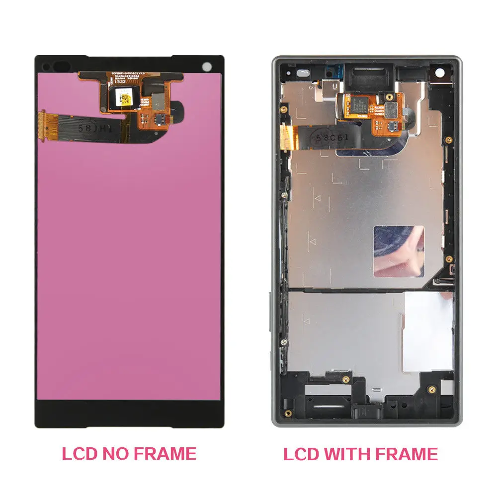 Z5 Mini LCD 4 6 &quotдля Sony Xperia Compact E5803 E5823 ЖК-дисплей дигитайзер сенсорный экран Aseembly с