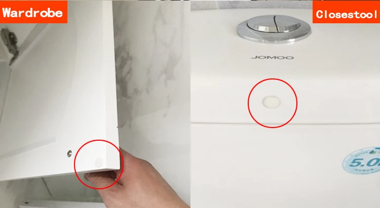100PCS Self Adhesive Door Buffer Pad Rubber Silicone Feet Cabinet Drawers Clear Semicircle Bumpers Furniture Door Accessories