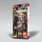 Открытки с аниме Атака Титанов, почтовые открытки Эрена Микаса Акермана Леви фанарта, стикеры Artbook, подарки, реквизит для косплея, набор книг