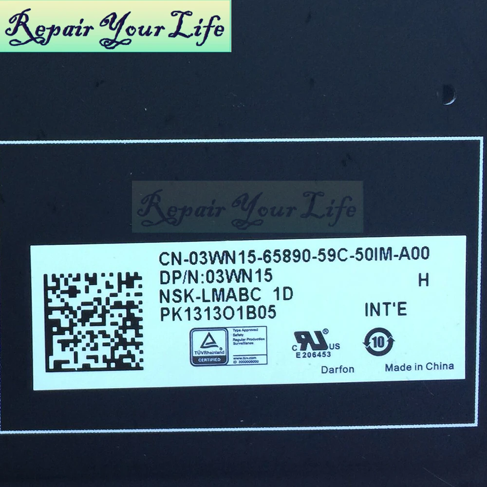 Сменные клавиатуры для ноутбука DELL Latitude E7270 E7250 13 7000 7350 03WN15 US раскладка с