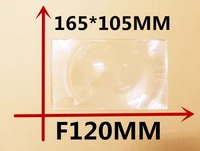 free shipping diy projector fresnel lens rectangular 165105mm focal length 120mm lines from 0 3mm 2017 hot frensel lens