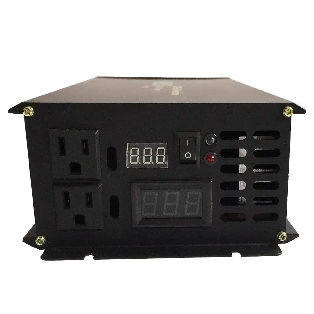 

Pure Sine Wave Solar Inverter 24V 230V 3000W Car Power Inverter Battery Power Supply DC to AC Converter 12/48V to 120V/220V/240V