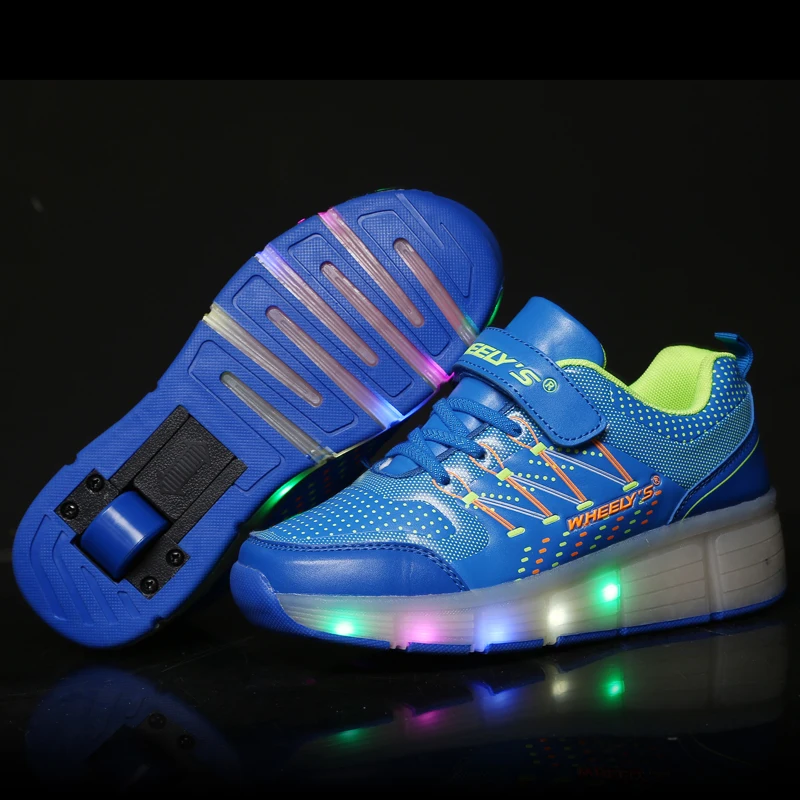 Jazzy Heelies, светодиодный светильник для мальчиков и девочек, детская обувь для роликовых коньков, Детские кроссовки с колесами, 21 цвет