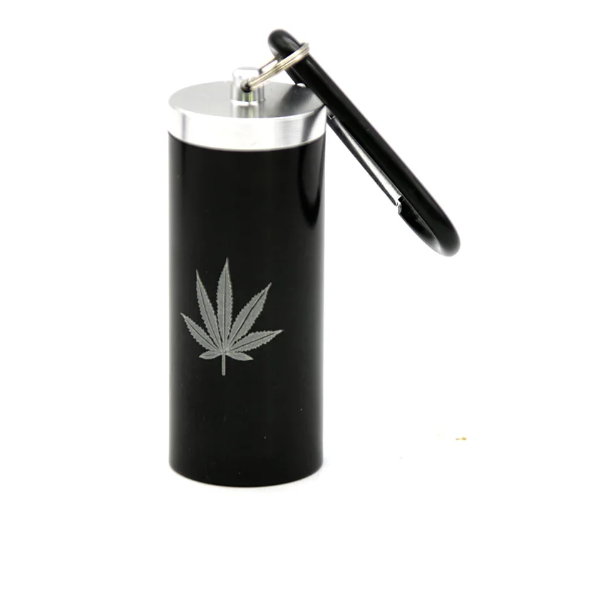 Высококачественный ящик для хранения таблеток с цепочкой ключей серебристая