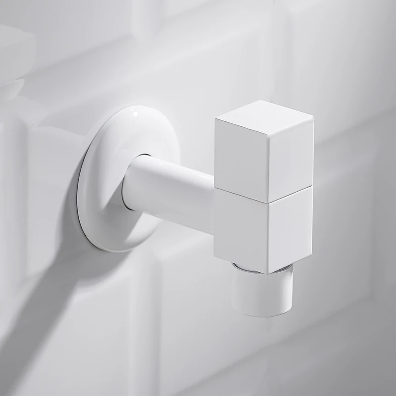 Скандинавский белый смеситель для стиральной машины медный наружный садовый