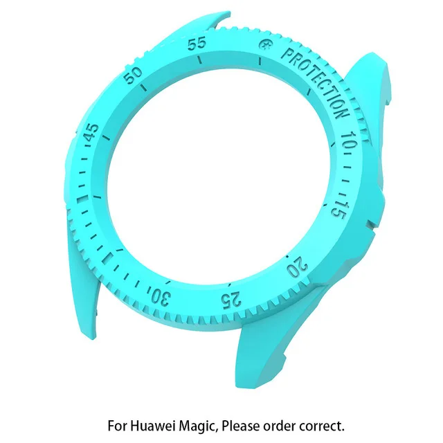 Magic-mint green Пластиковый чехол с покрытием из поликарбоната для huawei Watch GT SIKAI, защитный чехол для часов huawei Honor Magic Smart Watch - Цвет: Magic-mint green
