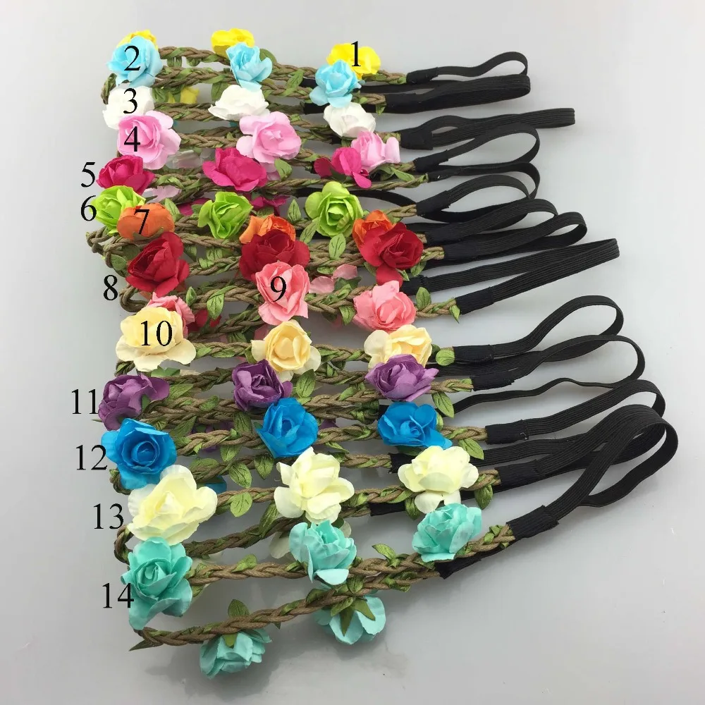 36 шт./лот Очаровательная Цветочная тиара Свадебная повязка на голову аксессуары