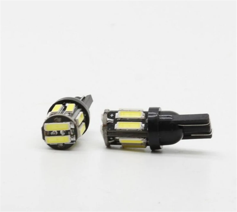 Eliteson 2 шт. T10 W5W 10SMD 7020 автомобильный сигнальный светильник высокой мощности