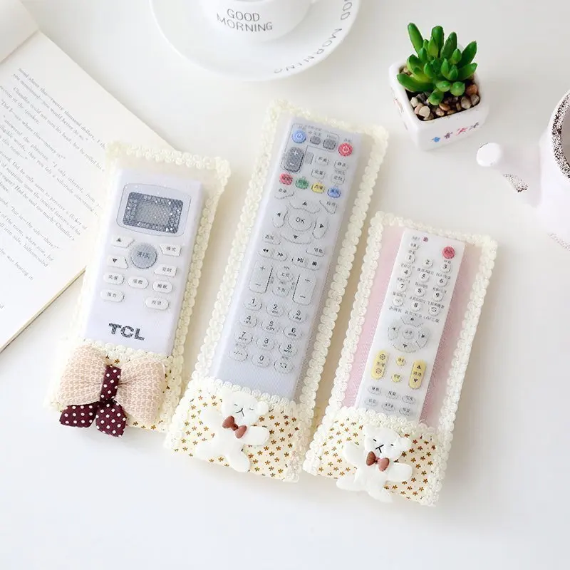 Тканевый мультяшный медведь лук ТВ и кондиционер пульт дистанционного