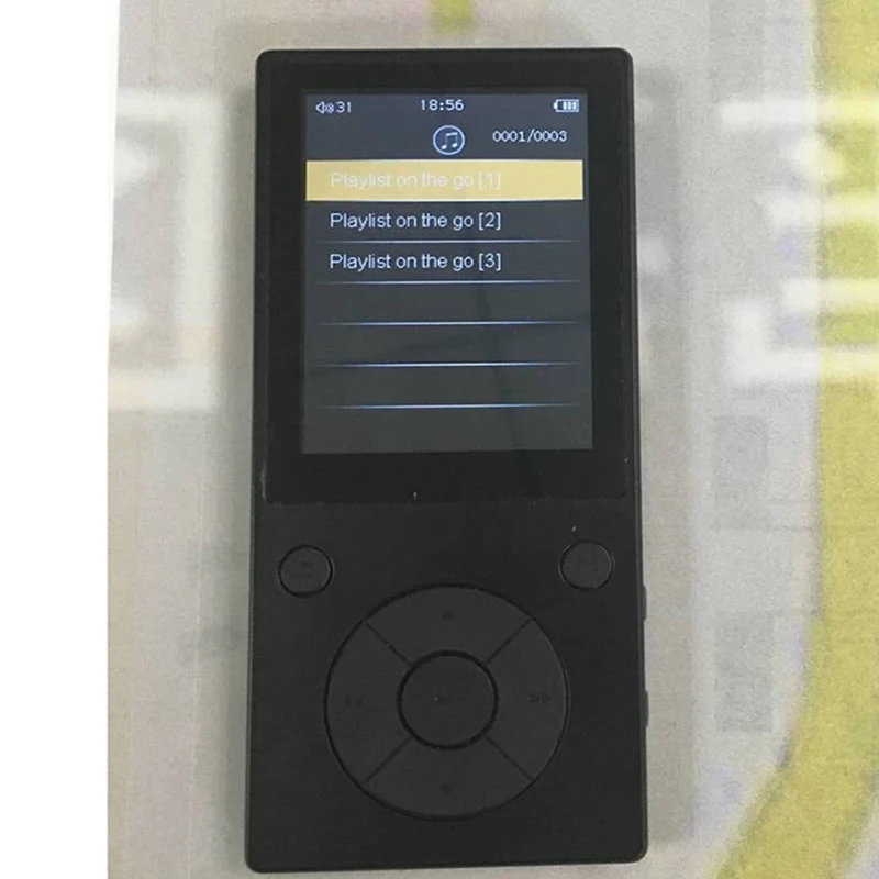 mp3-плеер с шагомером, Bluetooth 4,2, встроенный динамик, металлический плейер с fm-радио, поддержка SD карты до 128 ГБ
