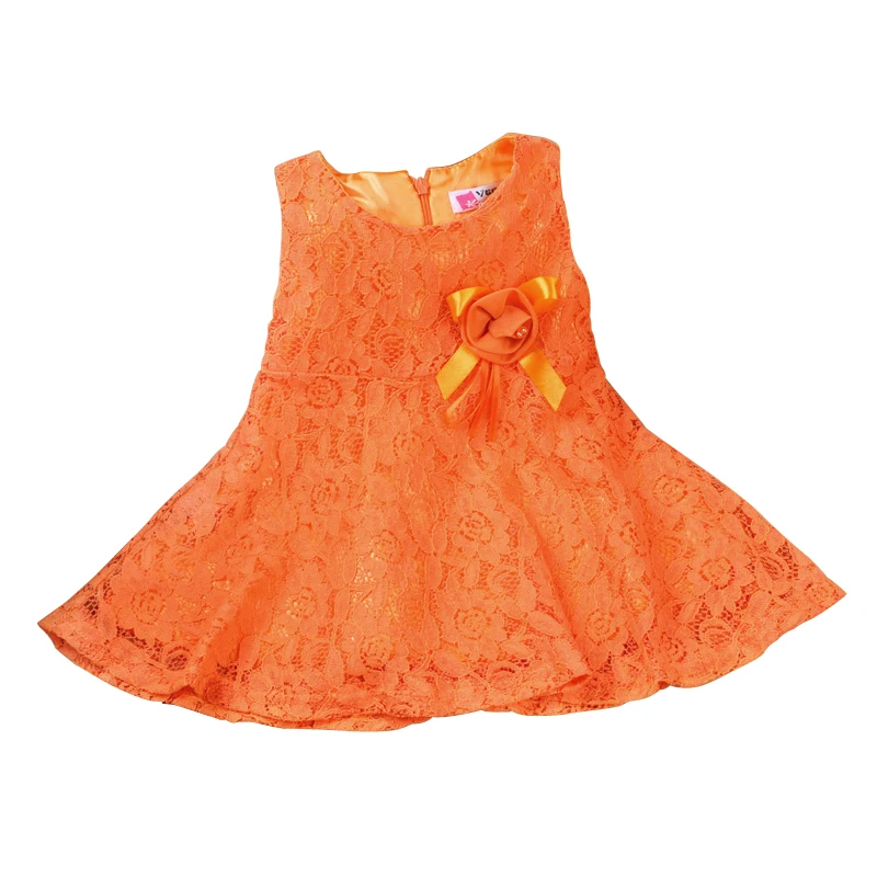 Мода 2017 Лето Новинка для девочек детей благородный Сказочный бант Принцесса