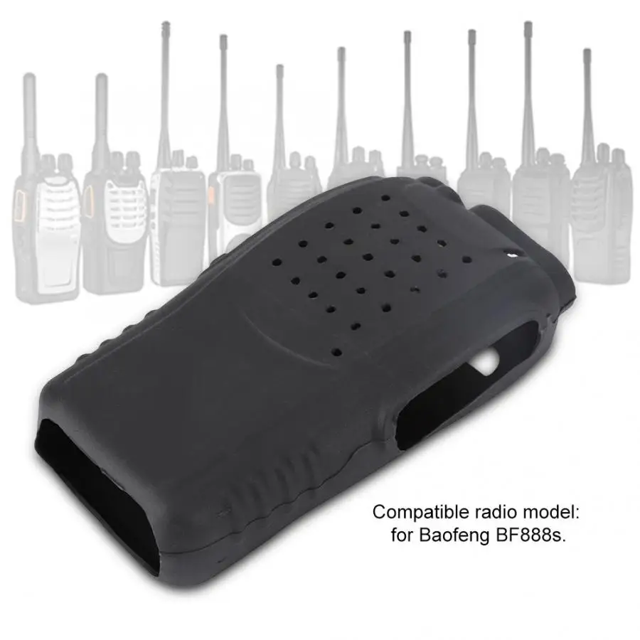 6 шт. мягкий силиконовый двухсторонний чехол для радио для Baofeng BF888s рации для baofeng UV-82