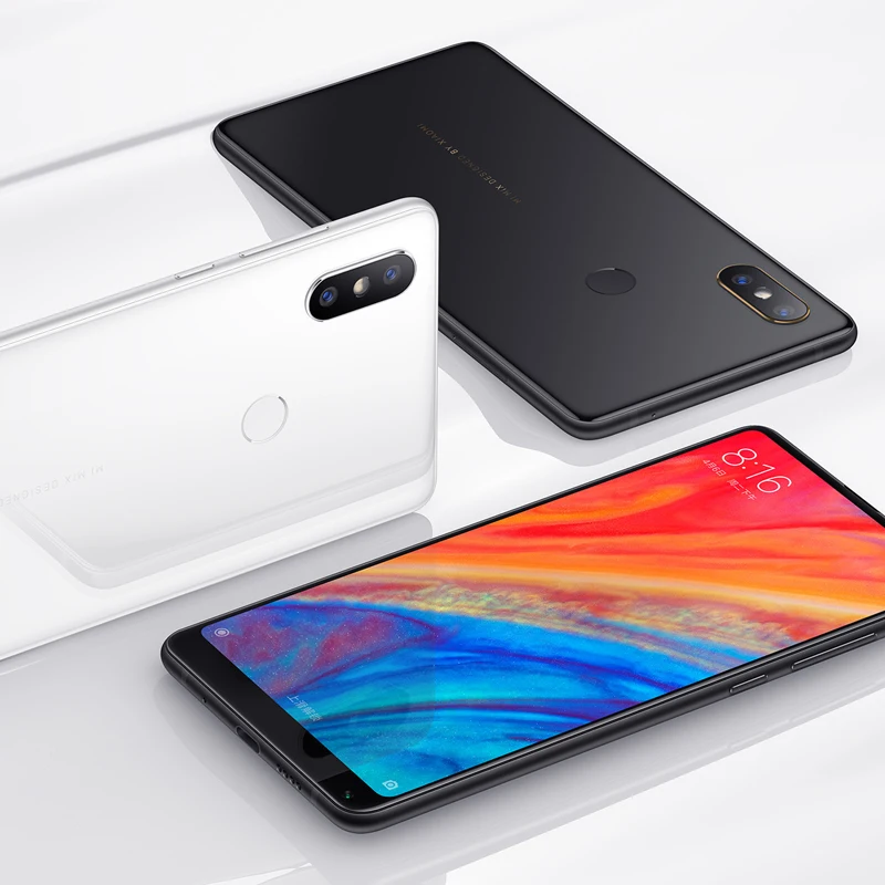Xiaomi Mi Mix 2S мобильный телефон 6 ГБ ОЗУ 64 Гб ПЗУ Snapdragon 845 5 99 дюйма полный экран AI