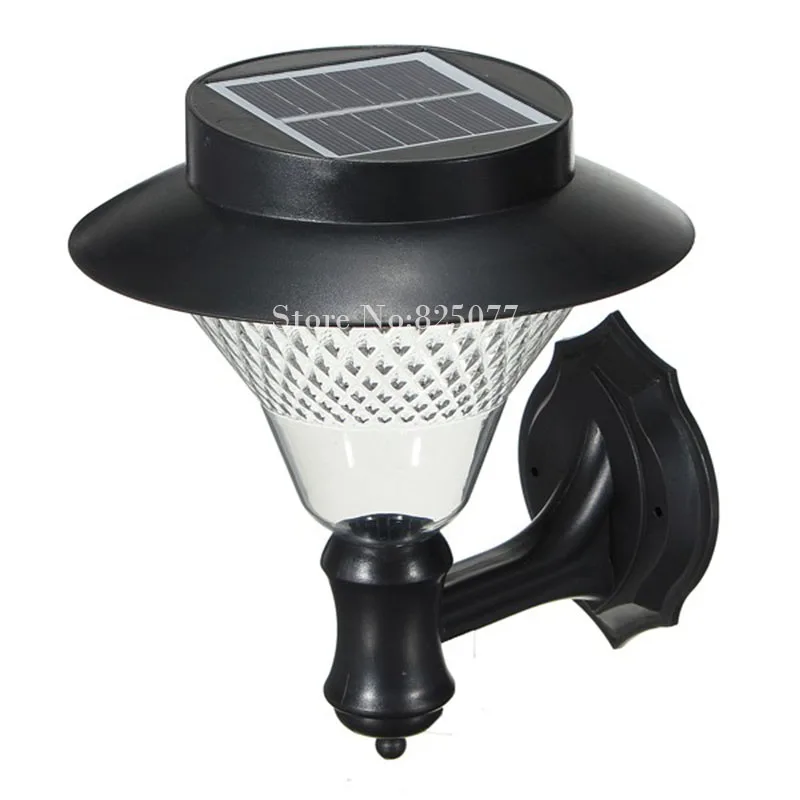 Уличный настенный светильник на солнечной батарее 3x1200 мАч|solar lamp|outdoor gardensolar wall light