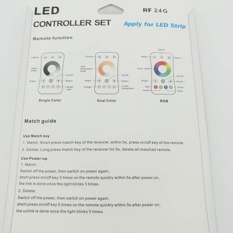 Беспроводной Радиочастотный регулятор температуры цвета V2 + R7-1 2 4 ГГц 2-канальный