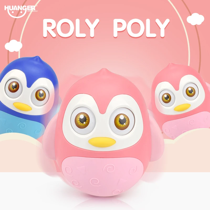 Huanger Baby музыкальная игрушка Roly poly мультфильм кукла кольцо колокольчики