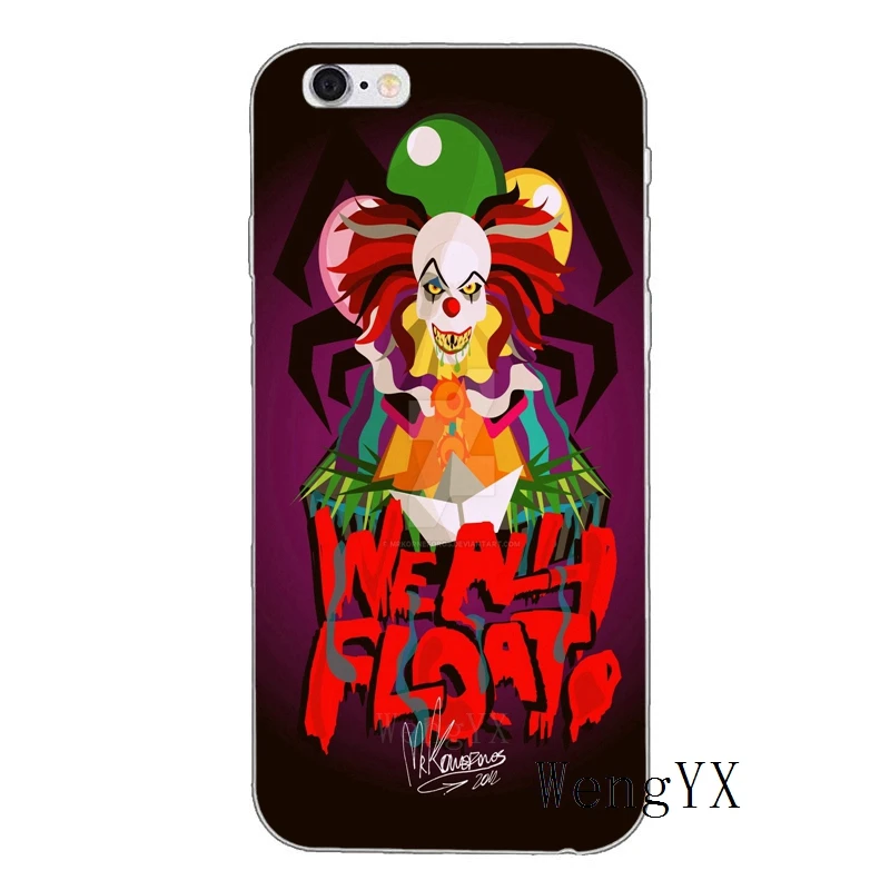Тонкий мягкий чехол для телефона Stephen kings it Pennywise клоун ужас Samsung Galaxy S3 S4 S5 S6 S7 edge S8 S9