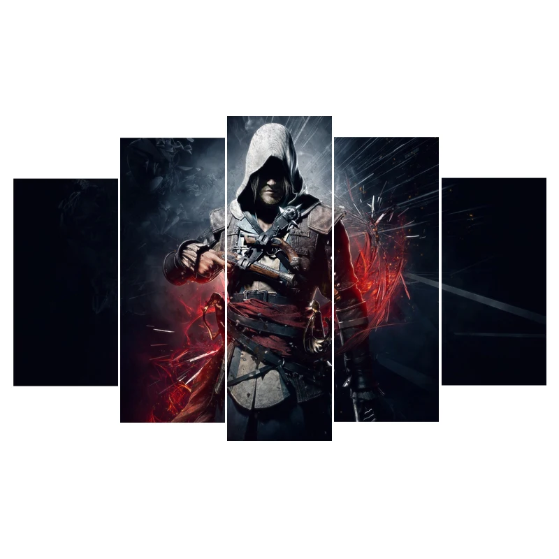 Dropshipping Assassins Creed Movie Star Poster Wall Modular Picture Canvas Paintings For Living Room Bedroom Kids Painting | Дом и сад