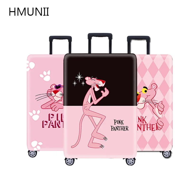 HMUNII Новая розовая пантера дорожные аксессуары Защитные чехлы для чемоданов