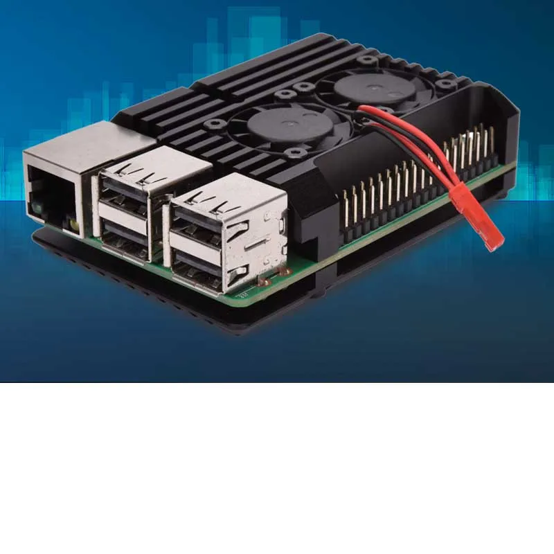 Raspberry Pi общий алюминиевый сплав охлаждающий Корпус для Raspberry pi 2B/3B/3B