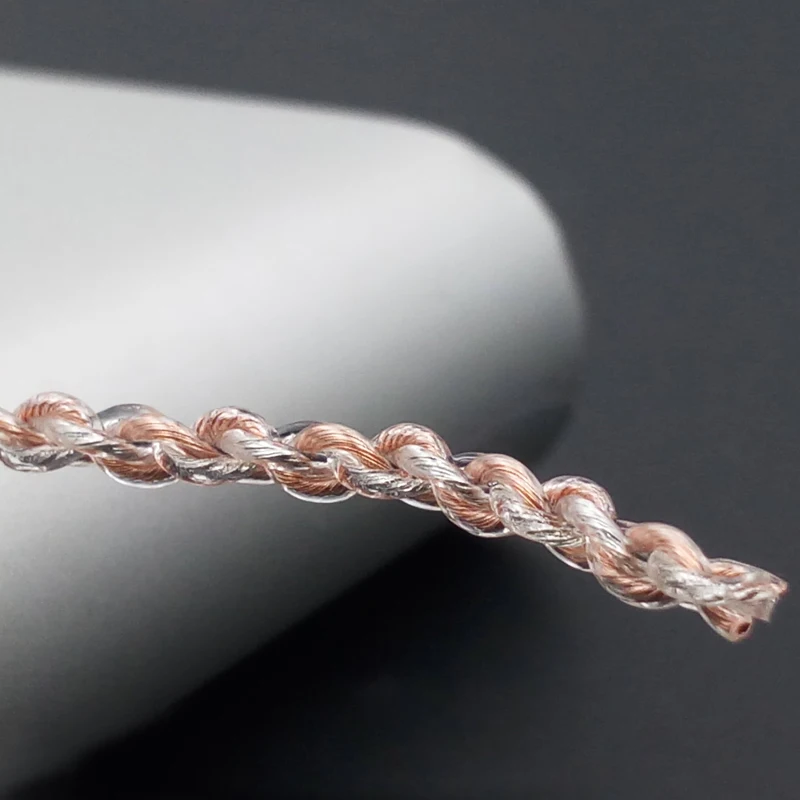 72 ядра одинарный Кристалл Медь посеребренный 4 поделиться витой проволоки (без