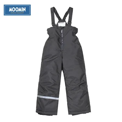 10048 Зимние Хлопковые Штаны; Новинка года; однотонные зимние комбинезоны из полиэстера на молнии для мальчиков; зимние водонепроницаемые штаны с Муми-троллями - Цвет: 10048