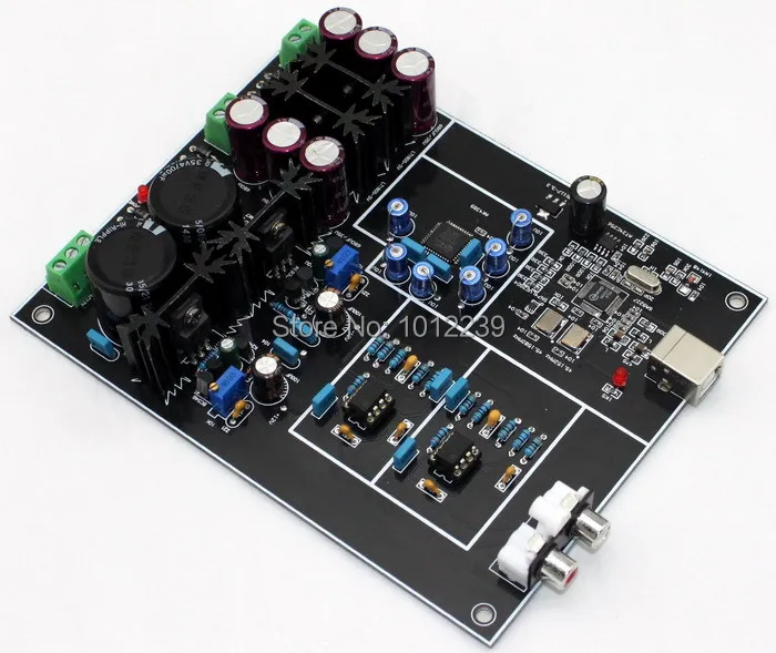 Горячая Распродажа домашняя аудио Плата усилителя/AK4399 + SA9227 DAC USB декодер плата|amp