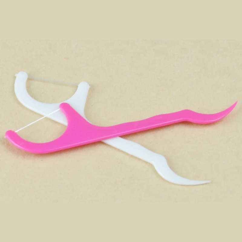 100 шт. одноразовых зубных нитей межзубные детали зубная нить s палочка для ухода