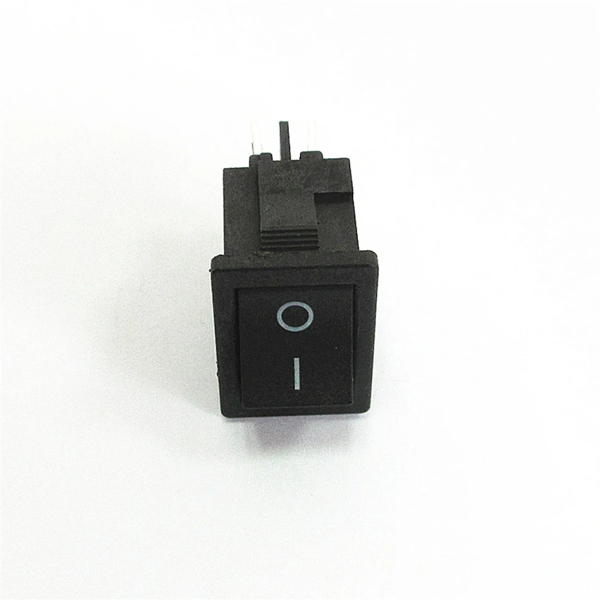 2 шт./компл. AC 6A 250V 10A 125V KCD1-104 кулисный переключатель лодка питания черный и