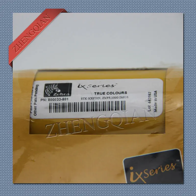 Черная лента для принтера zebra zxp3 800033 301|zebra zxp3|printer id cardprinter |