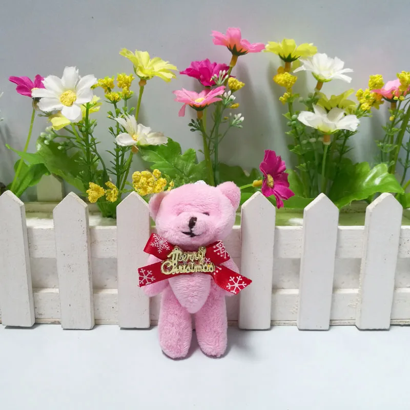 Новинка 8 см 10 шт. милый плюшевый мишка плюшевые игрушки маленькие шарнирные