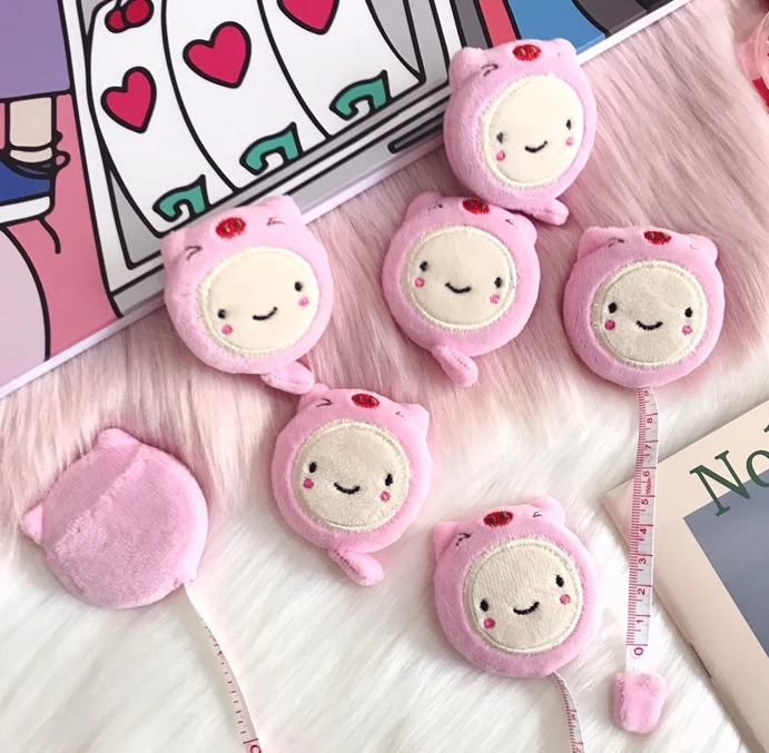 Милая лента мера мультфильм Плюшевые Материал портативный измерения Лента в