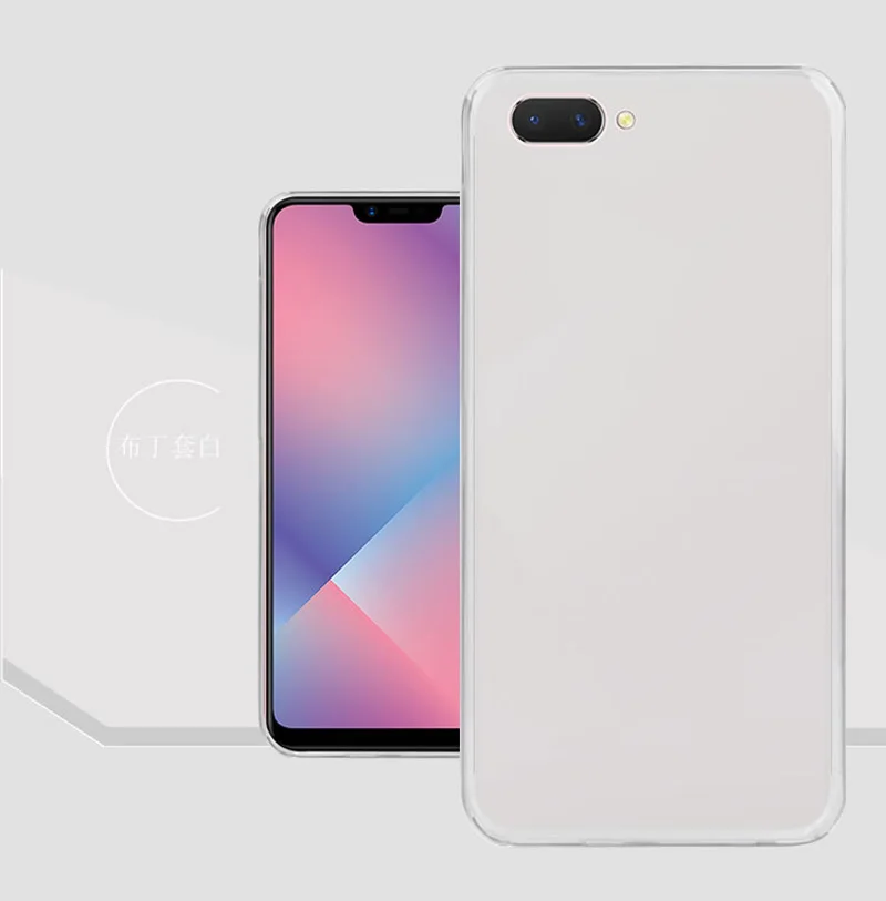 Чехол Oppo A5 мягкий силиконовый чехол для Противоскользящий резиновый A 5 высокое