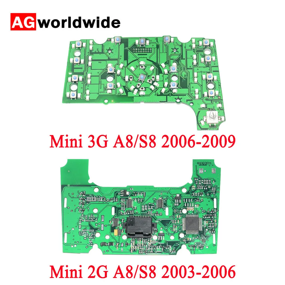 Панель управления мультимедийным интерфейсом MMI 2G/3G для Audi A8 S8 2003-2009 печатная