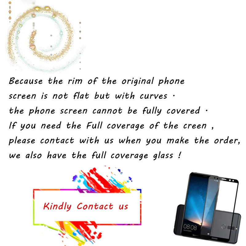 2 piezas de vidrio Huawei Mate 10 Lite Protector de pantalla de vidrio templado para Huawei Mate 10 Lite pel&iacute;cula de vidrio antiara&ntilde;azos Huawei MaiMang 6-1