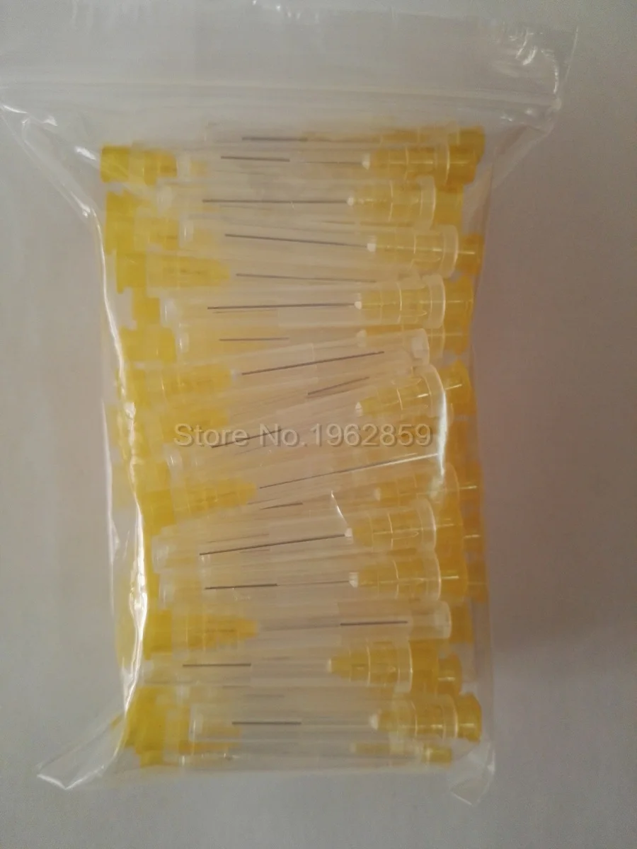100 шт. стоматологические материалы игольчатые наконечники для эндополива шприцы