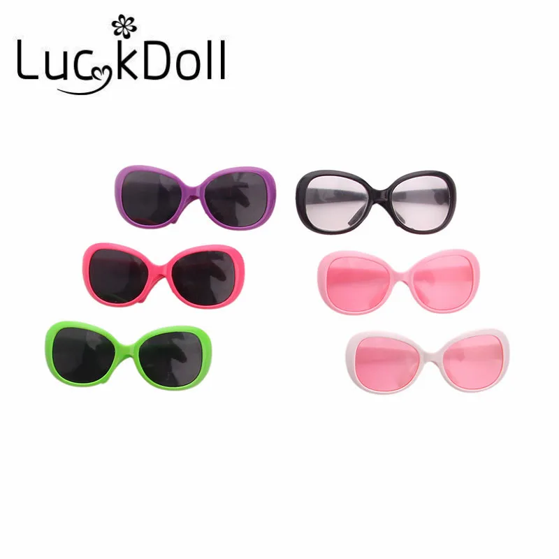 

Модные солнцезащитные очки LUCKDOLL, подходит для кукол 18 дюймов, аксессуары для кукол, игрушки для детей