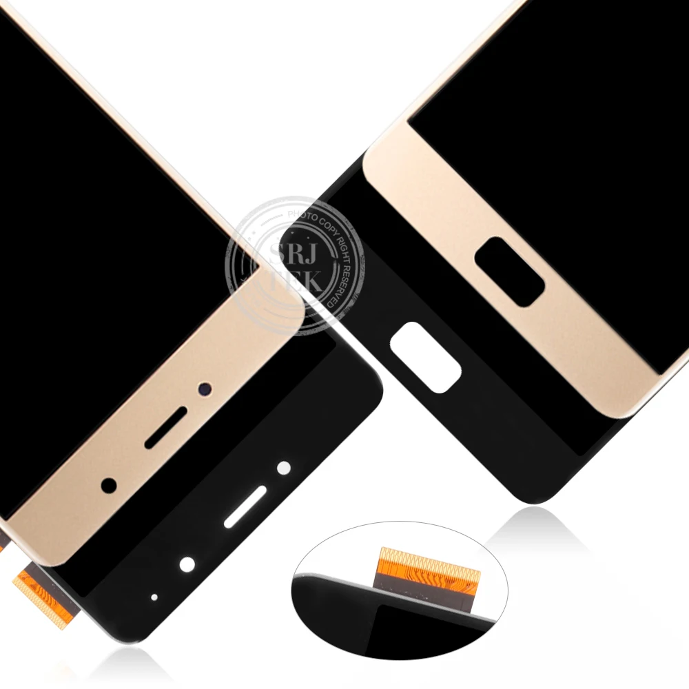 Оригинальный ЖК дисплей Srjtek AMOLED 5 дюйма для Lenovo P2 сенсорный экран с рамкой Vibe P2c72