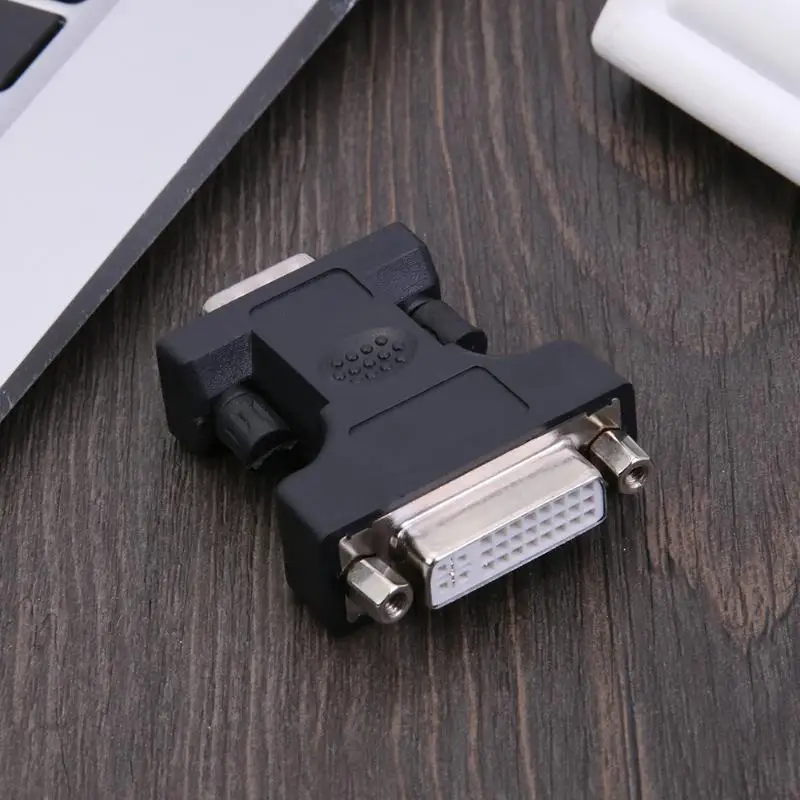 Адаптер-удлинитель кабеля 24 + 5Pin DVI мама в 15Pin VGA папа для ПК компьютера HDTV CRT