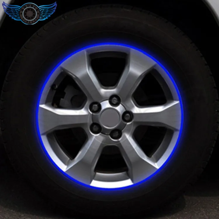 

16 Strips Bike Car Motorcycle Wheel Tire Rim Stickers And Decals Decoration Stickers 14" 17" 18" 4 Color Car Styling Accessories