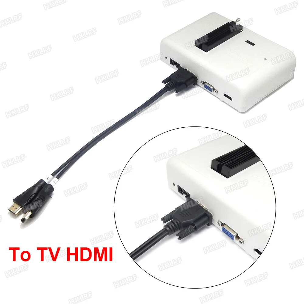 Кабель EDID/VGA совместимый с HDMI кабелем для программатора RT809H решает проблему
