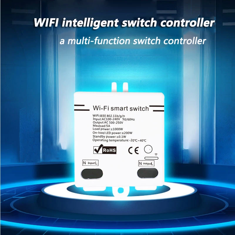 Беспроводной Wi-Fi модуль переключателя для умного дома с поддержкой приложения