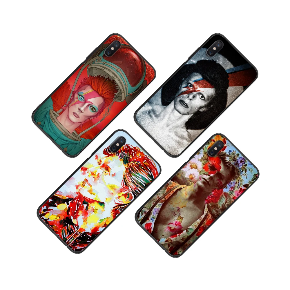 Красивый с индивидуальным Дэвидом Боуи для Xiaomi Redmi Note 5 S2 7 Plus 6 3 3S Pro 4A 4X 5A 6A Prime чехол