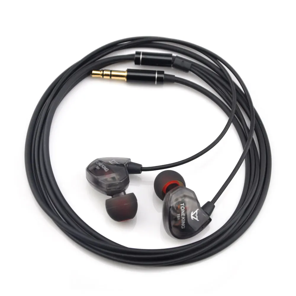 Toneking MusicMaker TS1 10 мм динамический супер бас HIFI наушники в ухо монитор DJ Спортивная гарнитура для iPhone Android Xiaomi