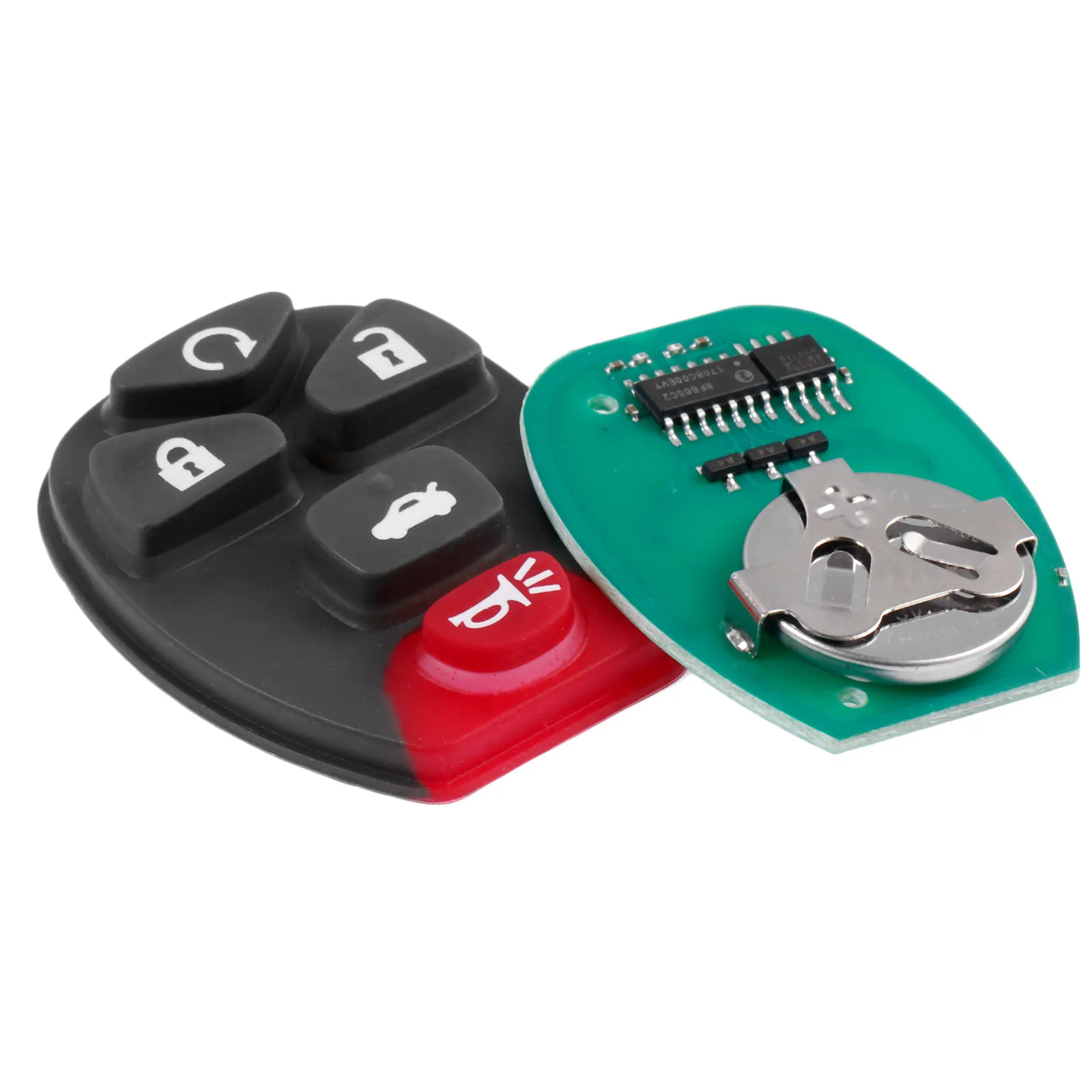 Yetaha 2 шт. Автомобильный Дистанционный ключ для Pontiac G5 G6 Grand Prix Buick Saturn Chevrolet 5 кнопок