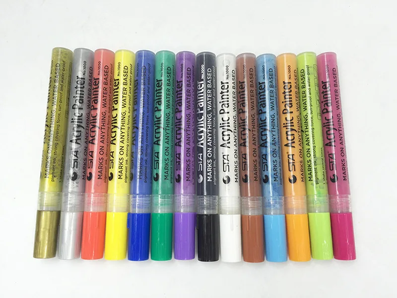Маркеры акриловые разноцветные 2 3 мм|color highlighter|acrylic markerhighlighter marker pen |