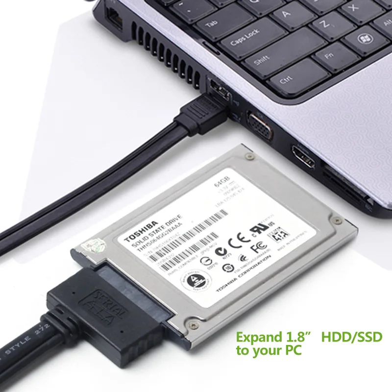 Кабель переходник для жесткого диска ult best Power Esata esтап на Micro Sata 7 + 9 16pin 1 8 &quotHDD/SSD Combo