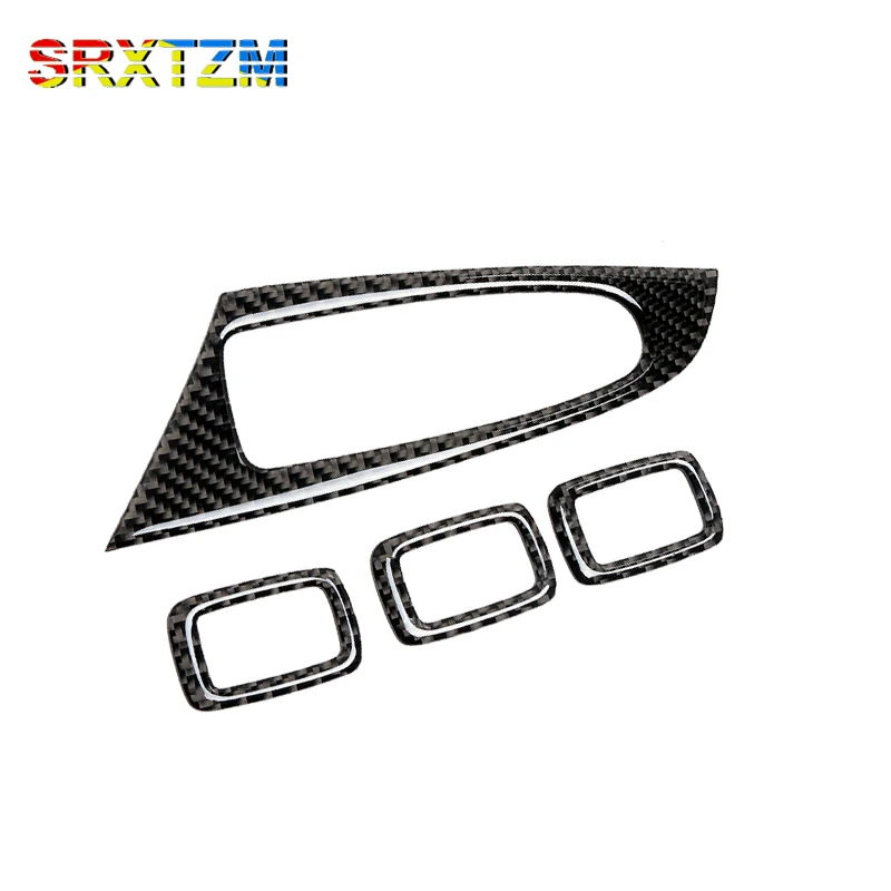 

SRXTZM For BMW X3 F25 X4 F26 Carbon Fiber Window Lifter Control Frame Window Switch Armrest Panel Trim Car Interior Accessories